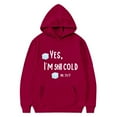 thumbnail image 1 of YUNAFFT Unisex Big Kids Hooded Sweatshirts Oversized Graphic Letter Print Long Sleeve Front Pocket Urban Streetwear Casual Comfort, 1 of 3