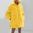 thumbnail image 1 of YUNAFFT Warm Lightweight Quilted Long Sleeve Parka with Stand Collar for Women, 1 of 7