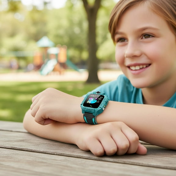 YUNAFFT Waterproof Smart Watch LBS Tracker - 12 Time Format 1.44'' Touch Screen SOS Electronic Toy Birthday Gifts
