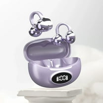 YUNAFFT Wireless Earbuds, Bluetooth Headphones HiFi Stereo Ear buds with ENC Noise Cancelling Mics, Bluetooth Earbuds with Dual LED Display Charging Case