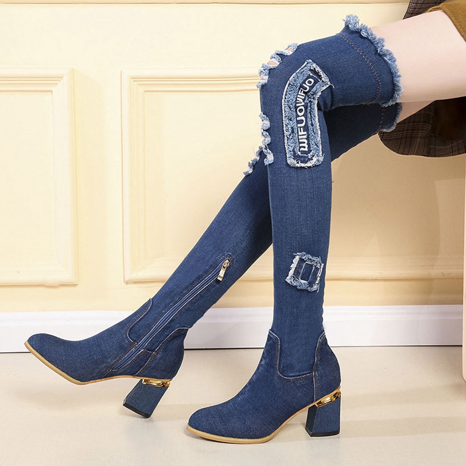 Baggy Style Over The Knee Boots