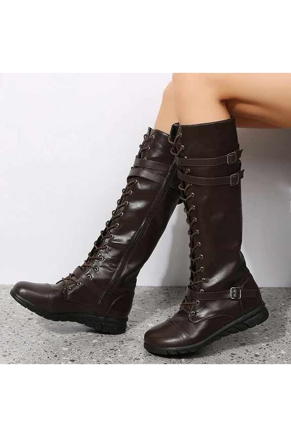 Women's Boot Fashion Winter Boots For Women Shoes Low-Heel Comfortable Outdoor Non-Slip Outdoor Mid-Calf Boots