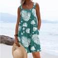 thumbnail image 1 of YUNAFFT Women's Summer Casual Jumpsuits Fashion Women Casual Prinded Shoulder Button Suspender Jumpsuits Wide Pocket Leg Pant, 1 of 5