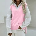thumbnail image 1 of YUNAFFT Women's Tops, Jackets& Coat Clearance, Ladies Vest Vest Sweater Slim V-Neck Vest Knit Sweater Ladies Sleeveless Hooded Casual Jacket, 1 of 6