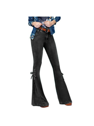 Women's Casual Jeans Soft Mid-Rise Waist Denim Leggings Stretch Skinny Jeans  Slim Fit Pull On Jean Shapewear Comfy Pants(M,Black) 