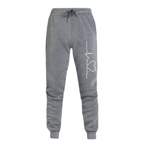 Babysbule Yoga Pants for Women Plus Size Men's Casual Trousers And Trousers Plus Velvet Thick Solid Color Large Size Running Fitness Sports Pants