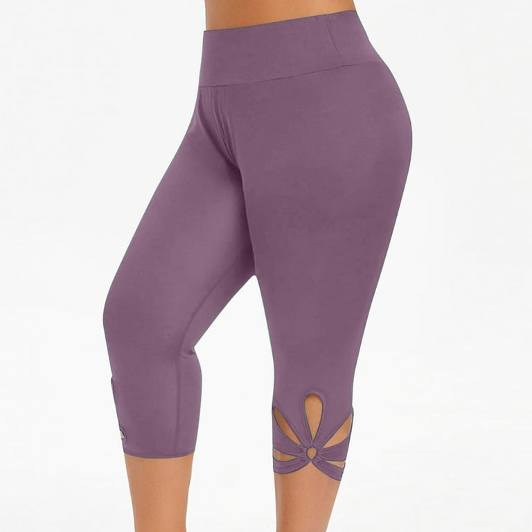 YUNAFFT Yoga Pants for Women Clearance Plus Size Women's Comfortable  Cropped Leisure Time Pants Sweatpants Yoga Pants