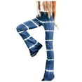 thumbnail image 1 of YUNAFFT Yoga Pants for Women Clearance Plus Size Women's Fashion Casual Print Flare Stripe Camping Pants, 1 of 9