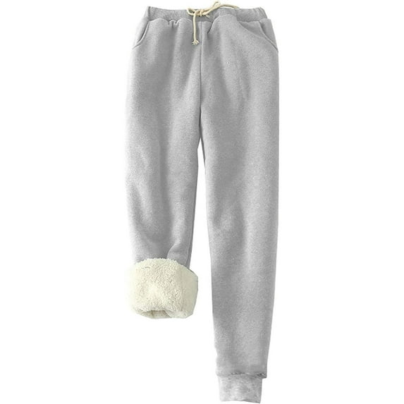 Babysbule Yoga Pants for Women Plus Size Women's Solid Color Fleece Pockets Plus-Size Bandage Elastic Waist Wei Pants Casual Harun Leggings