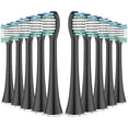 thumbnail image 1 of YUNCHI Replacement Toothbrush Heads 10 Pack for AquaSonic Black Series, Vibe Series, Black Series pro, and for Duo Series pro Electric Toothbrush, Black, 1 of 6