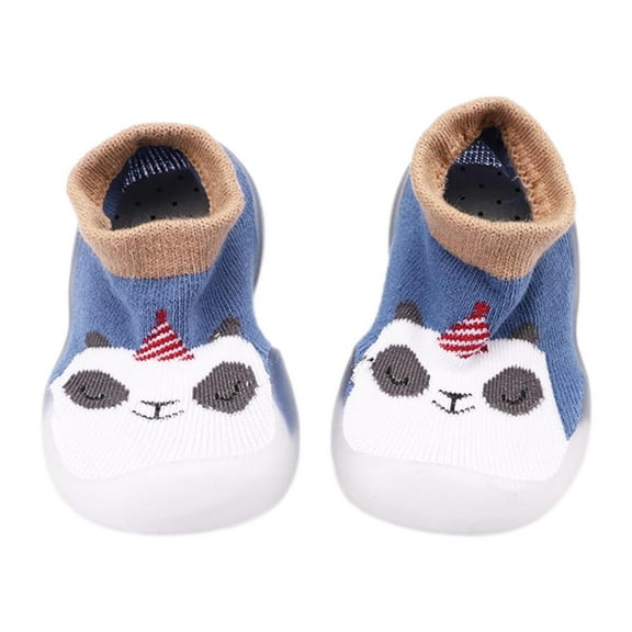 YUNCITY Baby Sock Shoes Boys Girls Children Socks Floor Shoes Kids Sneakers Breathable Shoes Walking Shoes Blue 9-12 Months