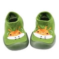 thumbnail image 1 of YUNCITY Baby Sock Shoes Boys Girls Children Socks Floor Shoes Kids Sneakers Breathable Shoes Walking Shoes Green 9-12 Months, 1 of 5