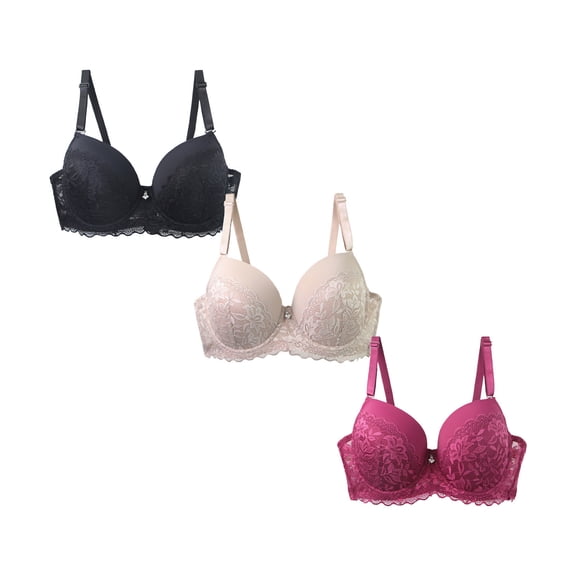 YUNCITY Bras For Women Soft Wireless Comfort Bra Seamless Support Everyday Wear Lightweight Breathable Bra Comfy Bra Black