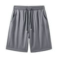 thumbnail image 1 of YUNCITY Men Workout Shorts Loose Fit Silk Sports Shorts Lightweight 5 Inch Shorts For Big Tall Outdoor Knee-Length Pants Streetwear,Xl, 1 of 8