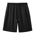 thumbnail image 1 of YUNCITY Mens Shorts Loose Fit Silk Sports Shorts Lightweight 5 Inch Shorts For Big Tall Outdoor Knee-Length Pants Streetwear,M, 1 of 4
