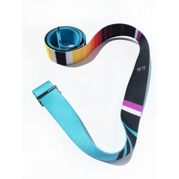 YUNE YOGA - Yoga Mat Carry Stretch Strap, Two-in-One, 100% Cotton Metal Buckles The Horatio