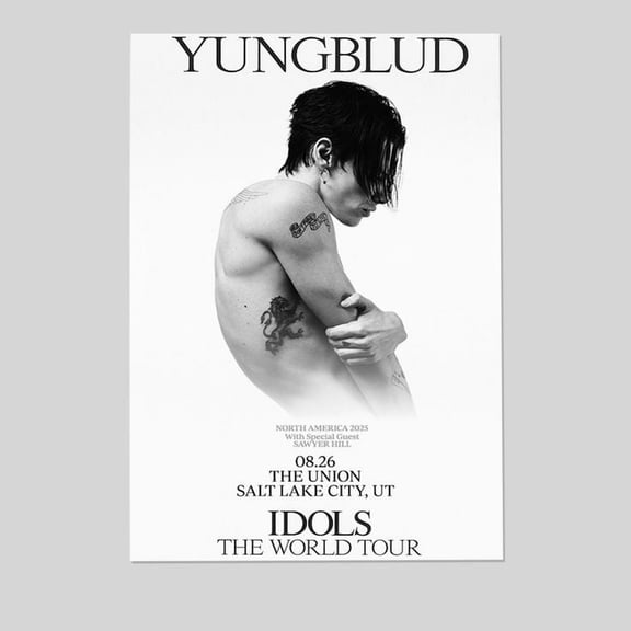 YUNGBLUD LIVE NATION & POSTFONTAINE PRESENTS - Poster Unframed