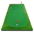 thumbnail image 1 of YUNIC 10 ft x 5 ft Golf Putting Green – 10 mm Rubber Base Golf Practice Mat for Indoor & Outdoor Professional Hitting Swing Training, 1 of 6