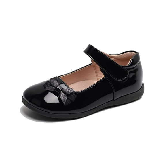 YUNICUS Girl's Strap School Uniform Dress Shoe Mary Jane Flats (Toddler/Little Kid)