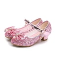 thumbnail image 1 of YUNICUS Girls Dress Shoes Wedding Party Heel Mary Jane Princess Flower Shoes (Toddler/Little Kid/Big Kid), 1 of 6