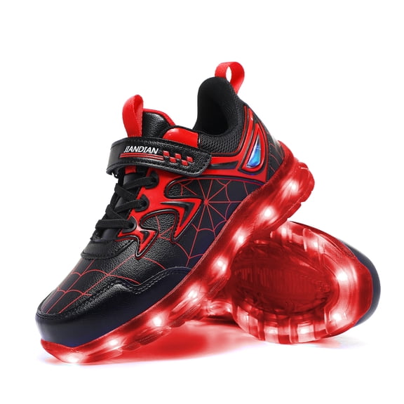 YUNICUS Kids Light Up Shoes for Boys Girls Toddler Sneakers USB Rechargeable Best Gift for Birthday Halloween Christmas