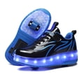 thumbnail image 1 of YUNICUS Kids Roller Skates USB Chargable LED Light Up Shoes 2 Wheel Skate Sneaker Best Gift for Boys Girls Birthday Thanksgiving Christmas Day, 1 of 7