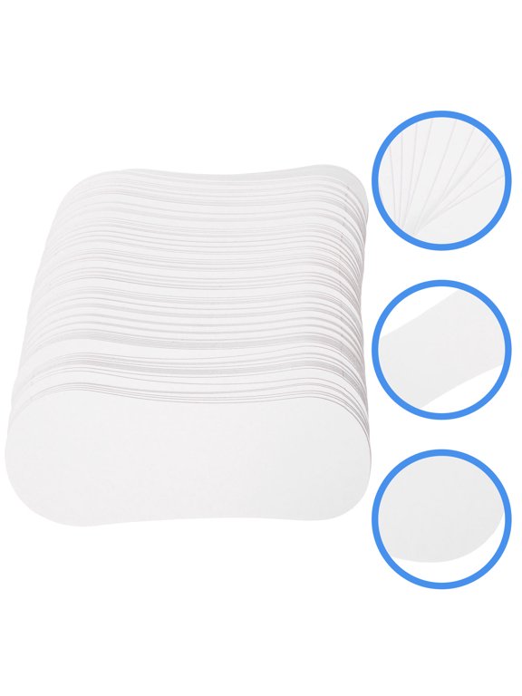 100Pcs Socks Holder White Paperboard for Neat Low Cut Sock Storage