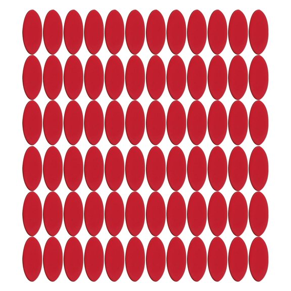 YUNLIGHTS 100Pcs Wireless Mouse Foot Pads in Red with Ultrathin Design for Easy DIY Replacement and Smooth Movement