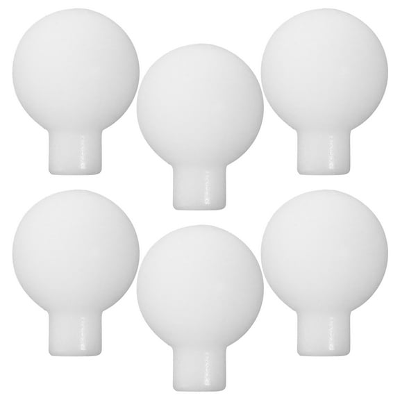 YUNLIGHTS 100Pcs Frosted White Globe Lamp Shades Replacement Covers for LED Light