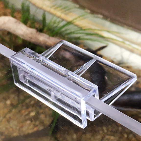 YUNLIGHTS 10Pcs Clear Acrylic Aquarium Rack Invisible Fish Tank Cover Frame Holder