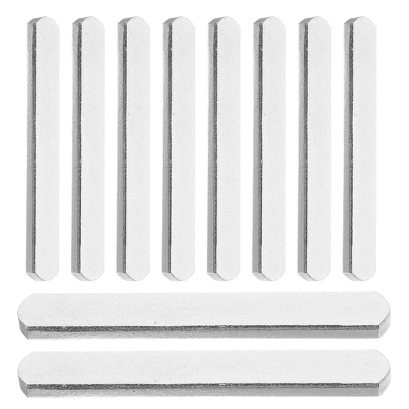 YUNLIGHTS 10Pcs Stainless Steel Fitness Bar Weighted Plate for Effective Weight Bearing Workouts