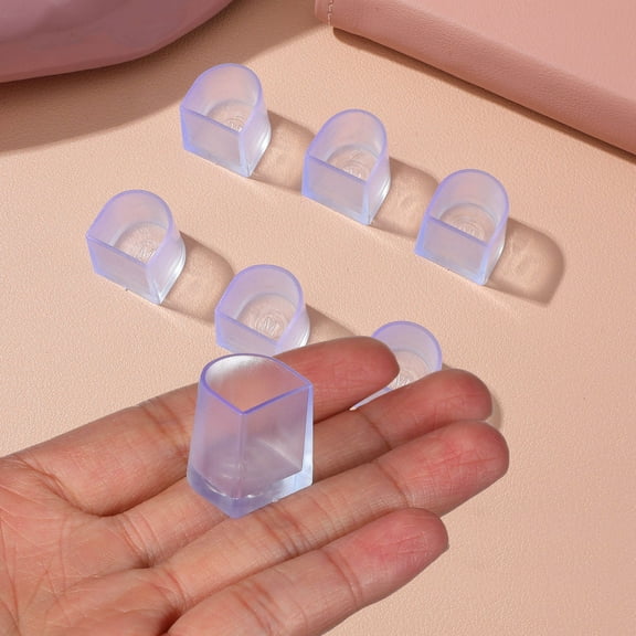 YUNLIGHTS 12Pairs Protective Transparent Shoe Heel Covers for High Heels Prevent Sinking on Grass and Mud