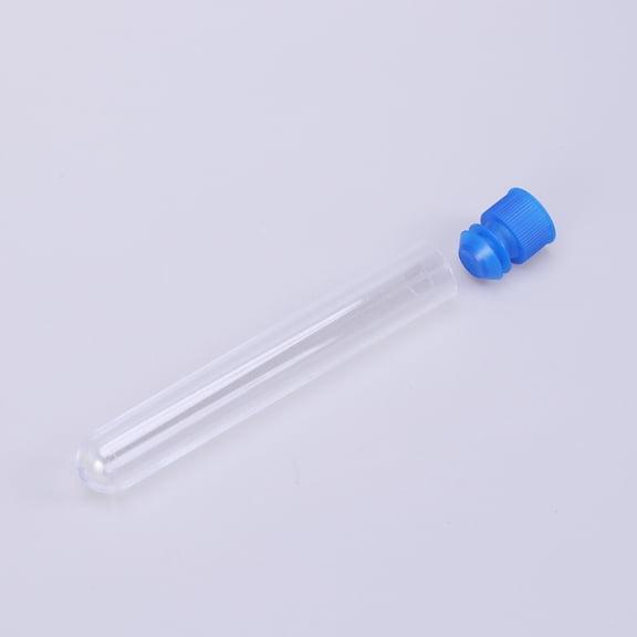 YUNLIGHTS 12Pcs Transparent Plastic Tubes with Lids for Cosmetic Liquid Storage
