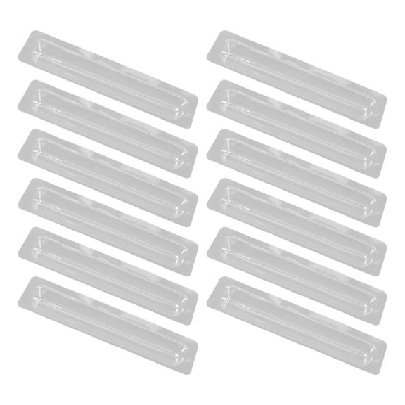 YUNLIGHTS 12Pcs Plastic Wall Clock Pointer Protective Box Sturdy Transparent Shell for Quartz Clock Parts