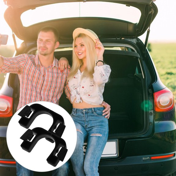YUNLIGHTS 1Pair Car Trunk Lift Clip Black Durable Rear Trunk Clip for Easy Installation and Secure Fit