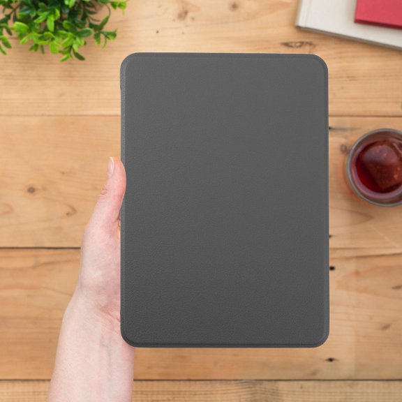 YUNLIGHTS 1Pc Lightweight Grey E Reader Case with Microfiber Interior and Auto Wake
