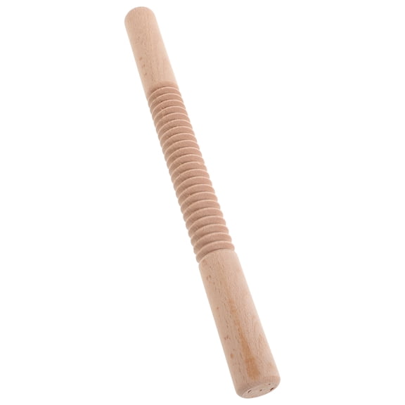 YUNLIGHTS 1Pc Khaki Wood Roller for Baking Non Stick Rolling Sticks for Dough Pastries and Dumpling