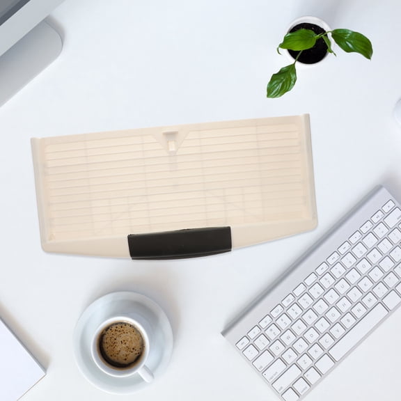 YUNLIGHTS 1Pc Multi Functional Keyboard Rack Beige Color with Large Bearing Space and Mouse Tray