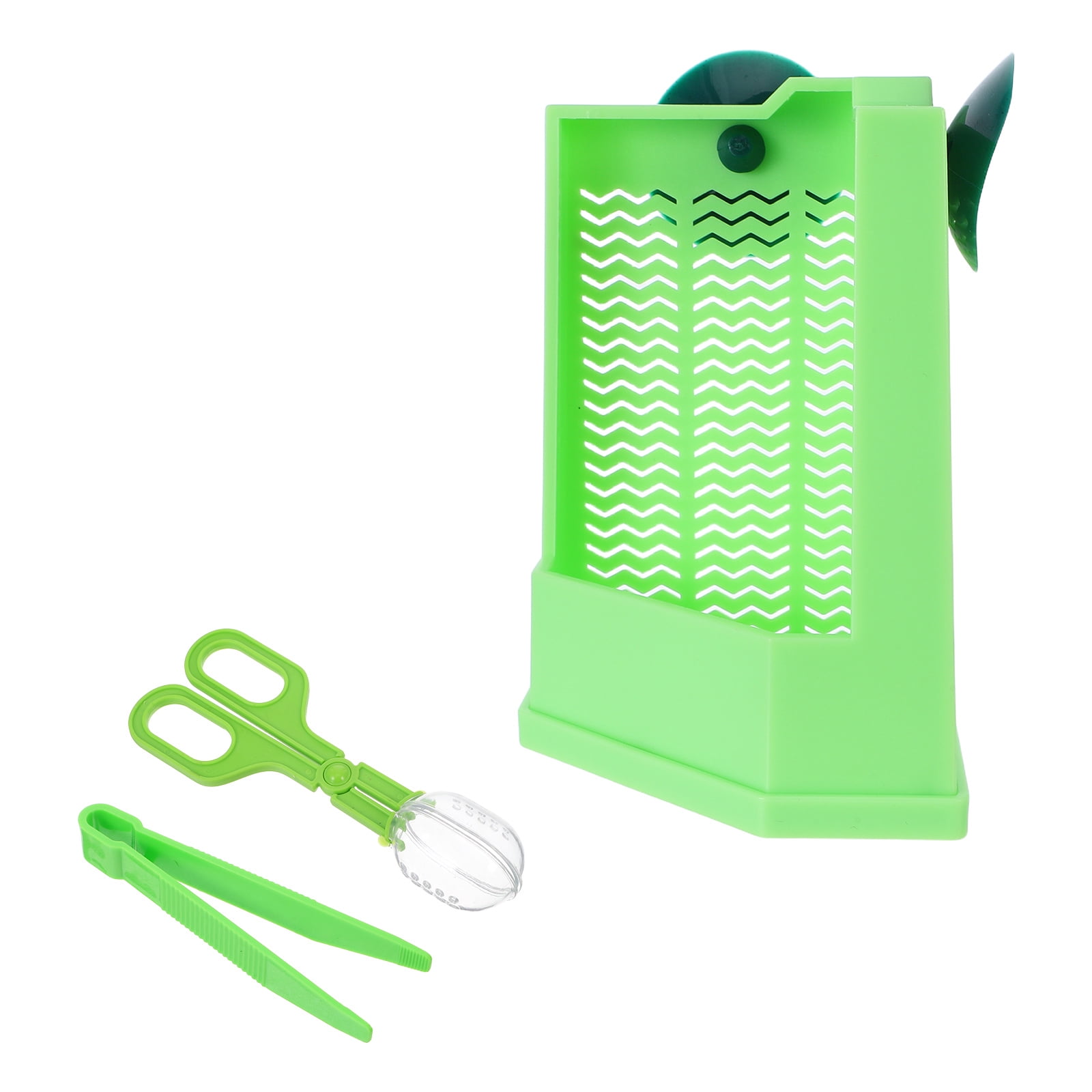 YUNLIGHTS 1Set Suction Cup Reptile Feeding Container for Terrarium ...