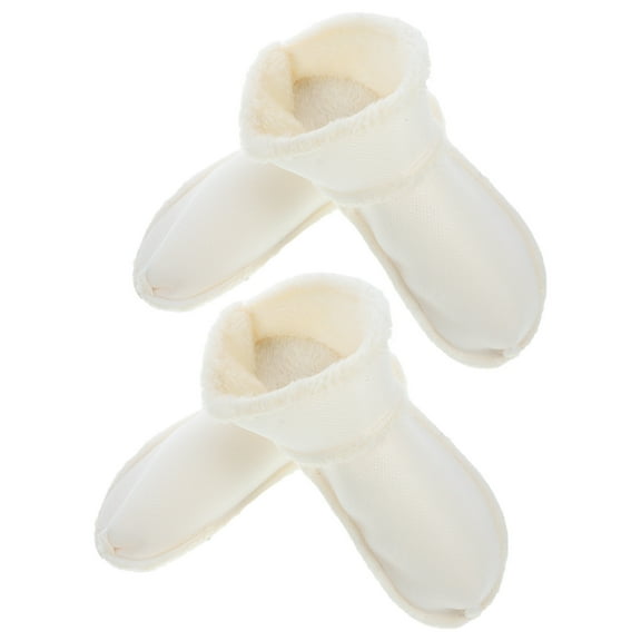 YUNLIGHTS 2 Pairs Fuzzy Removal Liners Slippers Soles Keep Warm