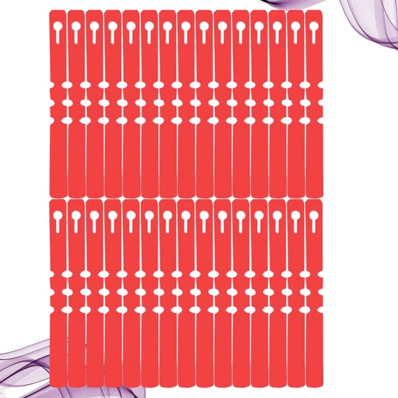 YUNLIGHTS 200Pcs Red Plant Garden Label Waterproof Durable Gardening Inserted Cards for Plant Tracking