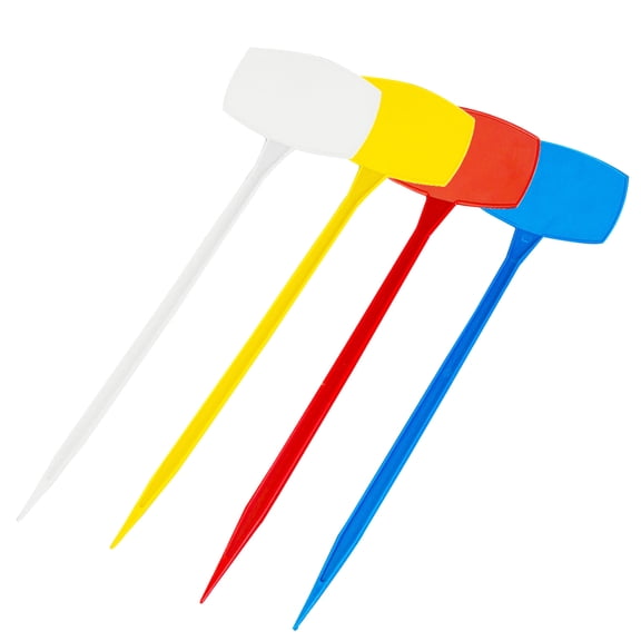 YUNLIGHTS 20Pcs Gardening Inserted Cards Assorted Colors for Plant Marking and Tracking