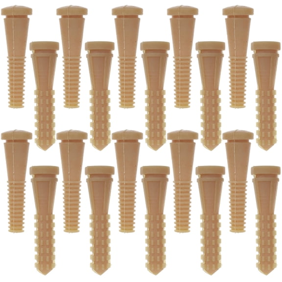 YUNLIGHTS 20Pcs Lightweight Brown Rubber Chicken Plucker Fingers for Easy Poultry Hair Removal