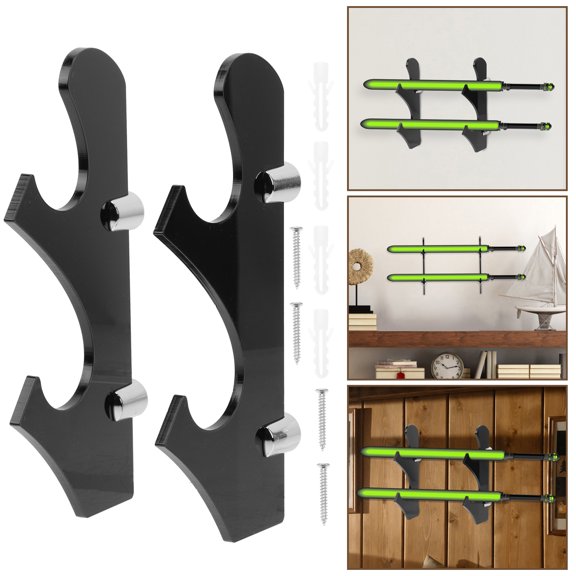 YUNLIGHTS 2PCS Home Flash Sticks Display Holders Toy Collection Storage Racks