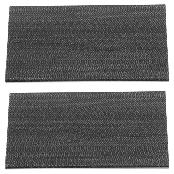 YUNLIGHTS 2Pcs Black Fiberglass Spring Plates for Patio Chair Rocking Swivel Outdoor Furniture Repair