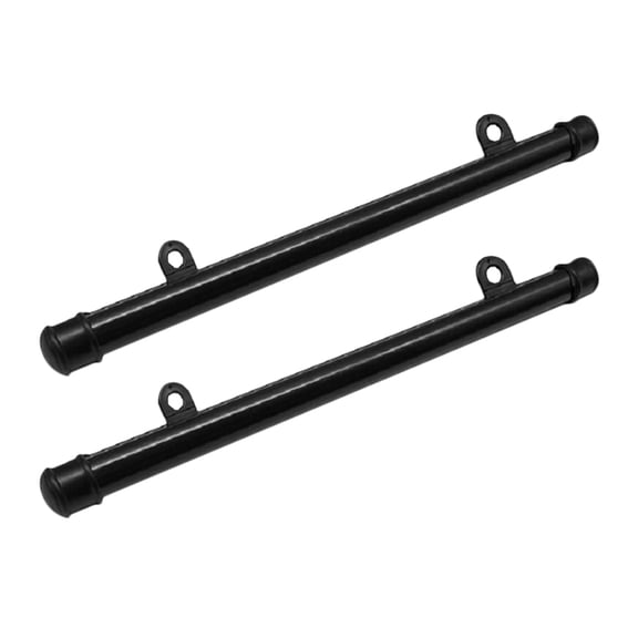 YUNLIGHTS 2Pcs Black PVC Poster Rail Bar Frame for Exhibits and Home Wall Decoration
