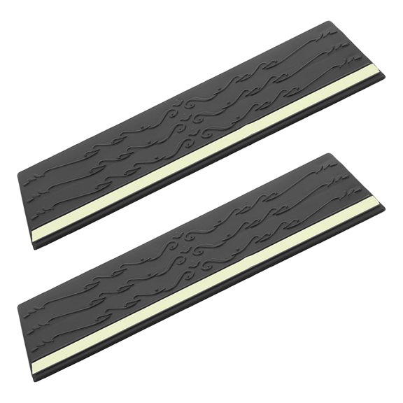 YUNLIGHTS 2Pcs Glow in The Dark Threshold Ramp for Doorways Wheelchair Access Sweeping Robot Vacuum Mat Ramp