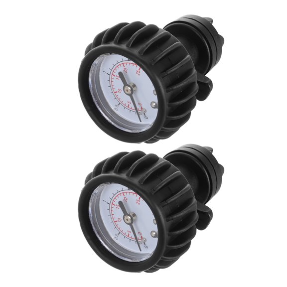 YUNLIGHTS 2Pcs Inflatable Boat Air Pressure Gauge for Kayaks Sup Boards Surfboards Durable PVC Compact Portable