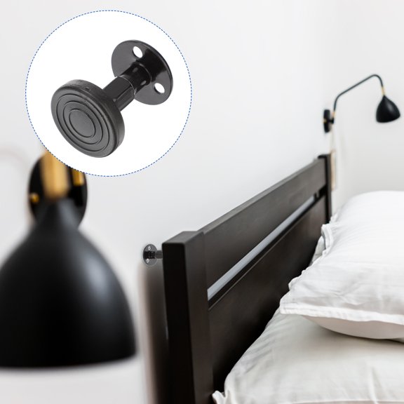 YUNLIGHTS 2Pcs Metal Bed Frame Fixer Adjustable Bed Headboard Stabilizer Stopper