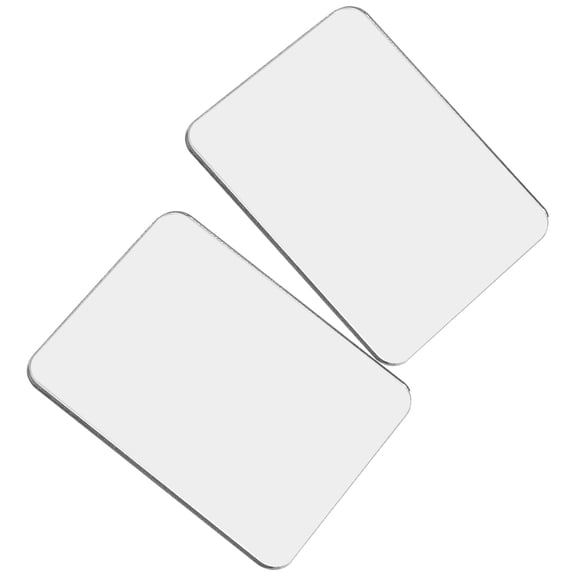 YUNLIGHTS 2Pcs Stick-On Phone Mirror Acrylic Transparent Smartphone Accessory for Daily Use